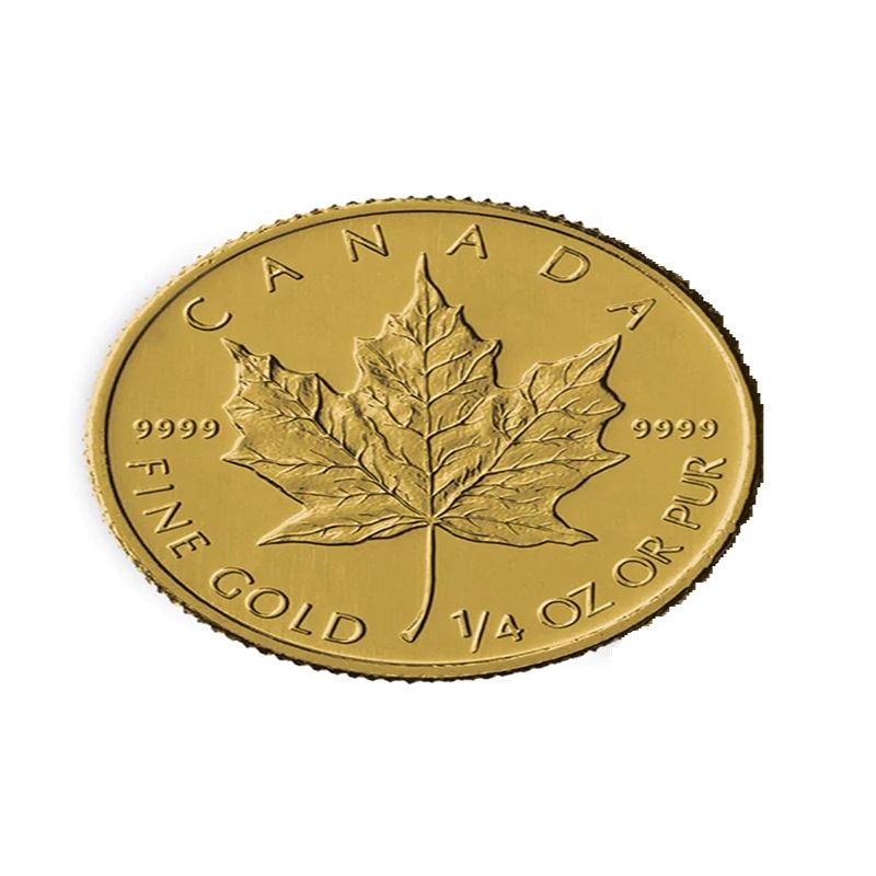 2025 1/4 oz Canadian Gold Maple Leaf $10 Coin BU
